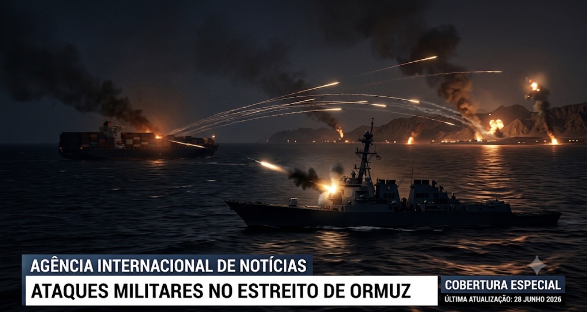 Cessar-fogo por um Fio: EUA e Irã Trocam Ataques Militares no Estreito de Ormuz