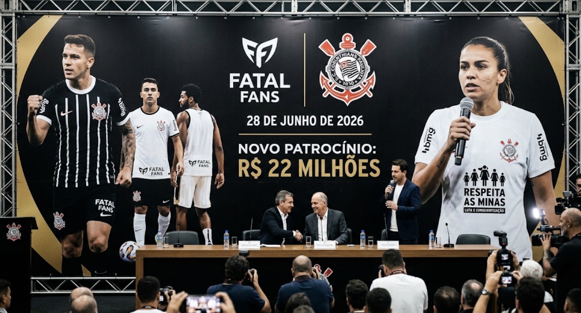 Corinthians Oficializa Patrocínio de R$ 22 Milhões com Fatal Fans, mas Blinda Futebol Feminino